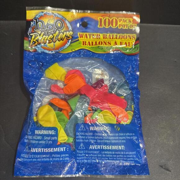 H2O Blasters Water Balloons 100 Count Water Bomb Filler Y2K Classic Old Style - Picture 2 of 13